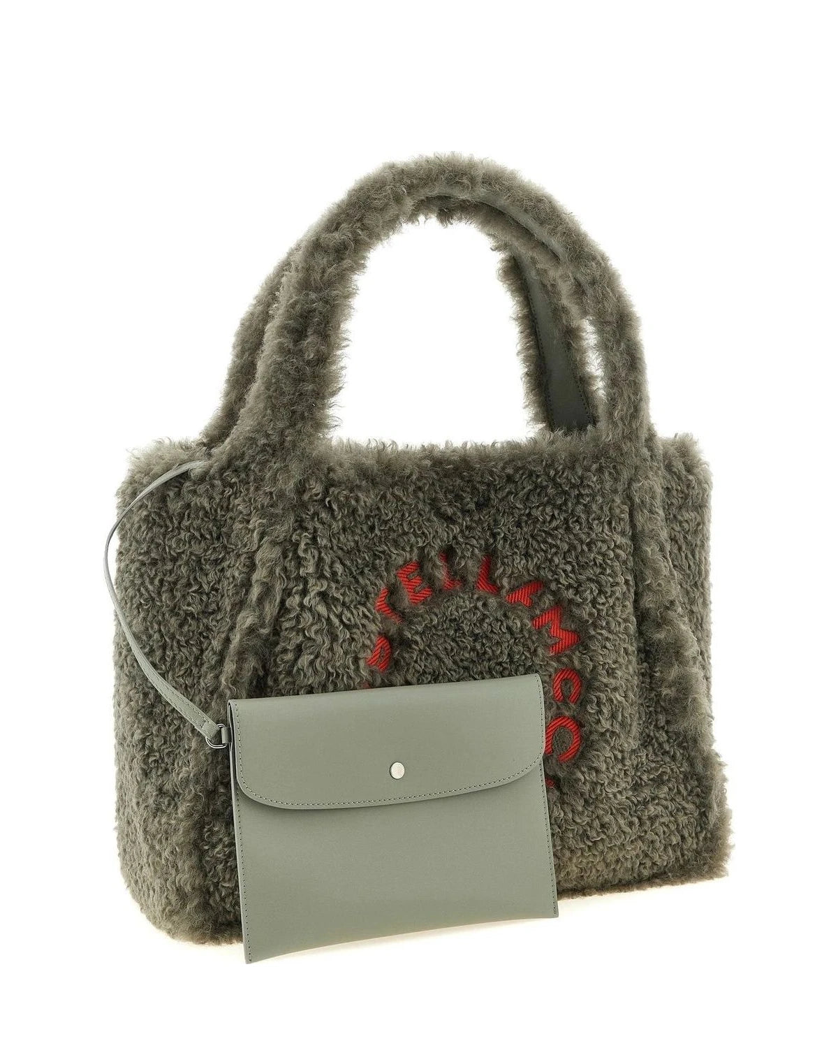 Stella McCartney Shoulder Bag in gray, Polyester — view 3
