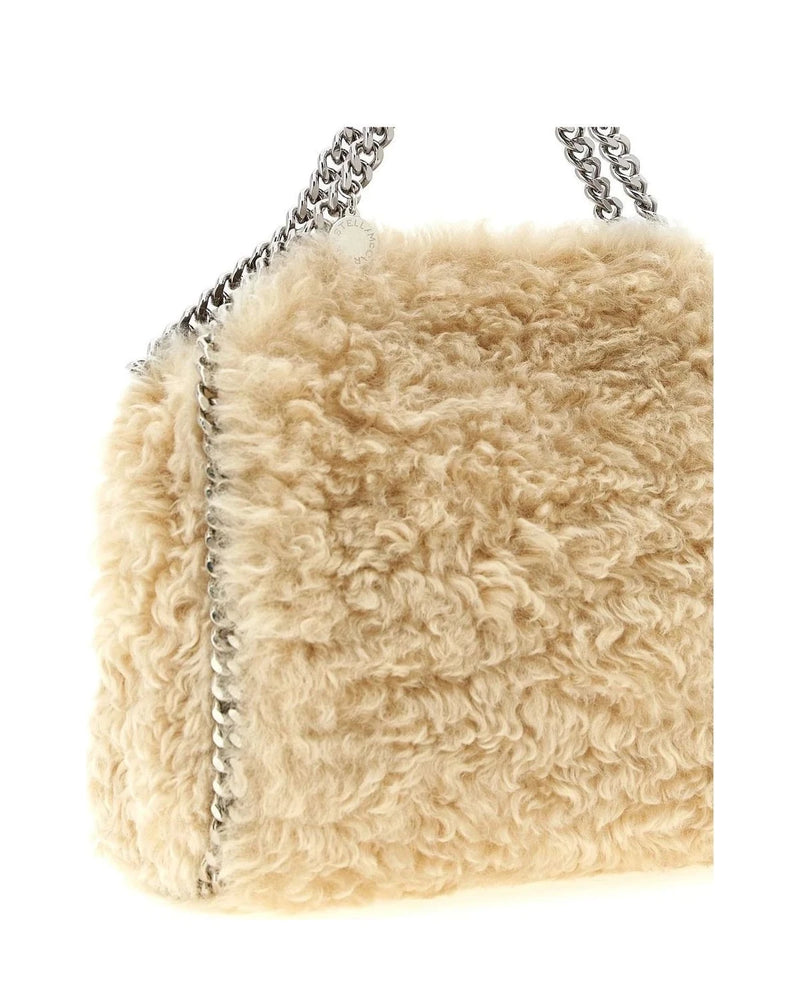 Stella McCartney Satchel Bag in beige, Polyester — view 3
