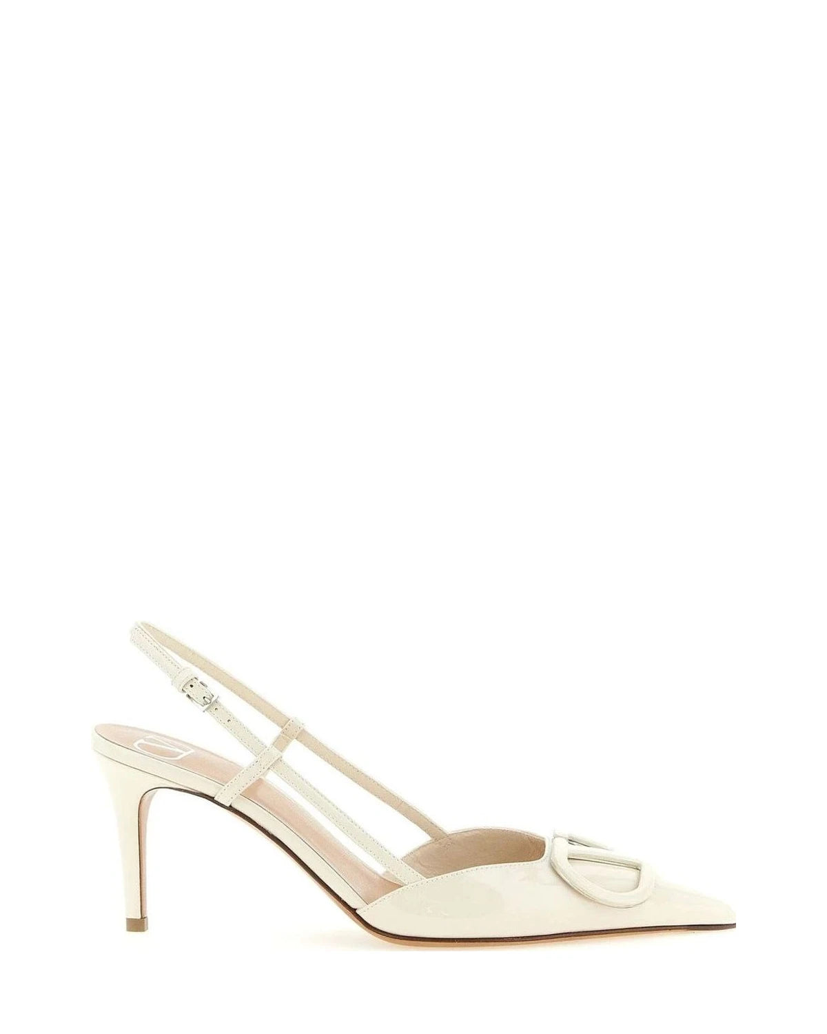 Valentino Garavani Pumps in white, Calfskin Leather
