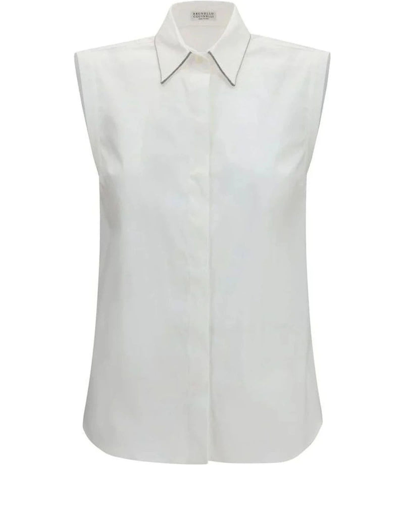 Brunello Cucinelli Blouse in white
