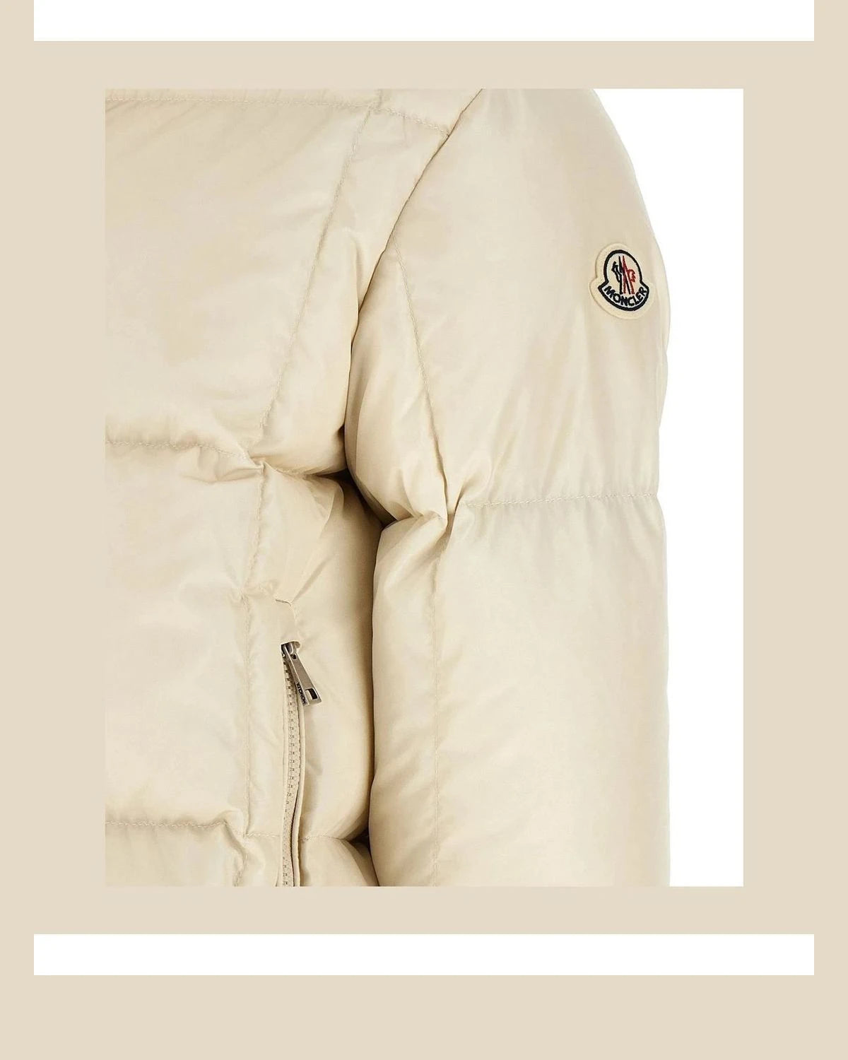 Moncler Puffer Jacket in white, Polyamide — view 5