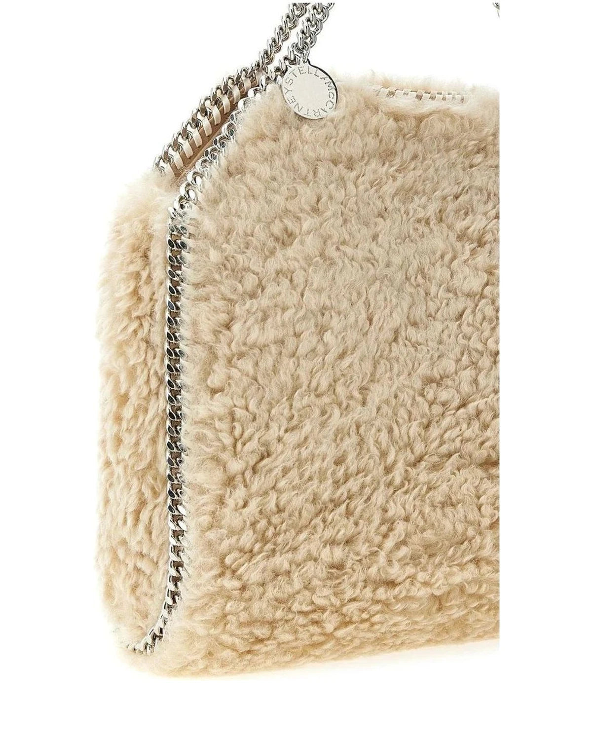 Stella McCartney Shoulder Bag in beige, Polyester — view 3