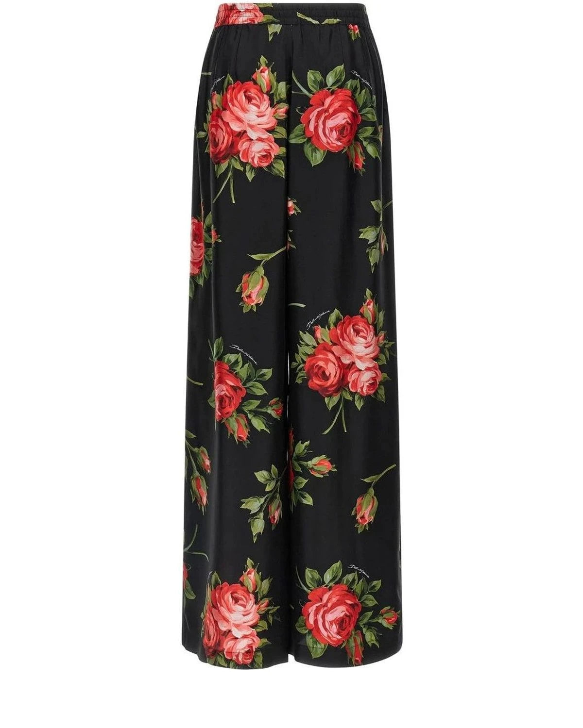 Dolce & Gabbana Palazzo Pant in black, Silk — view 2