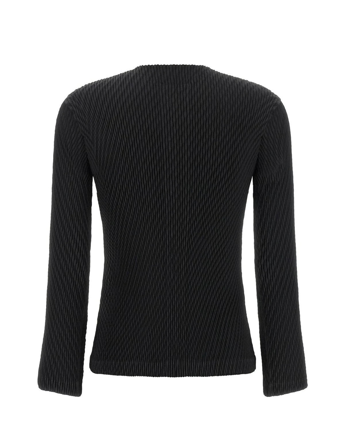 Issey Miyake Cardigan in black, Polyester — view 2