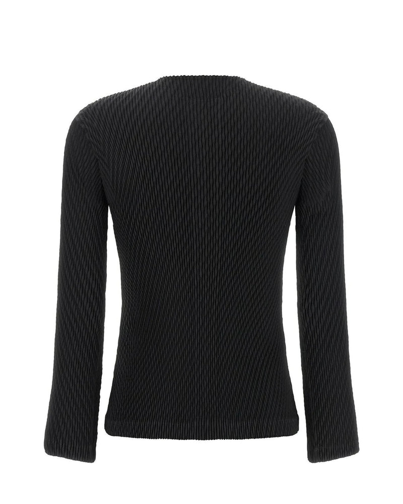 Issey Miyake Cardigan in black, Polyester — view 2