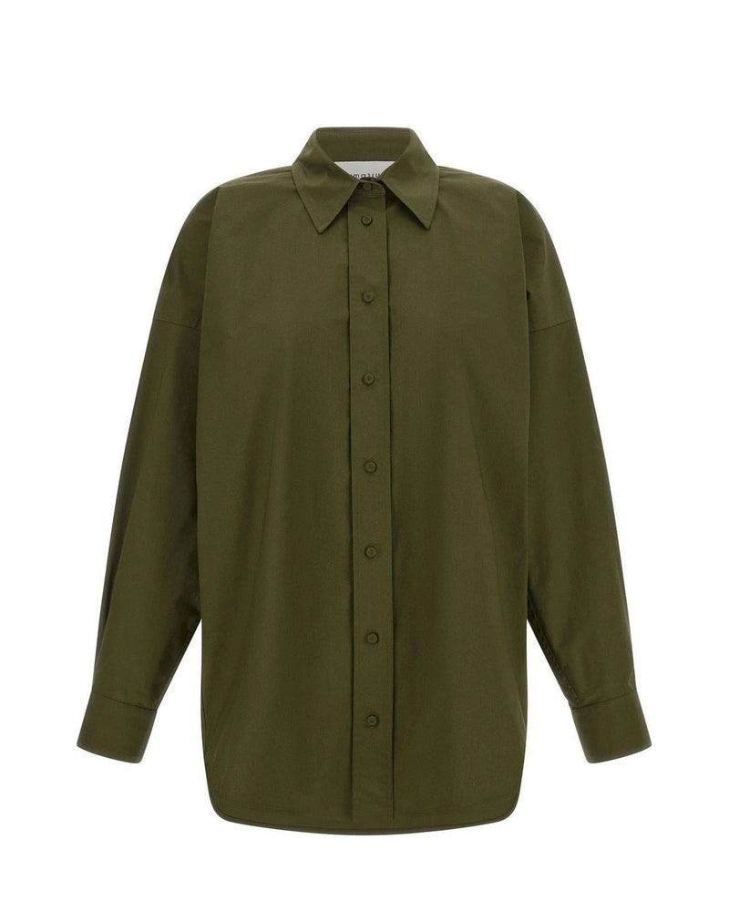 Armarium Dress Shirt in green, Cotton