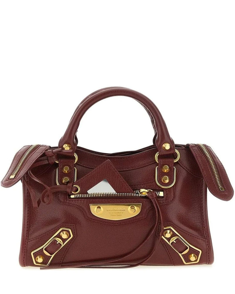 Balenciaga Satchel Bag in red, Goat Leather