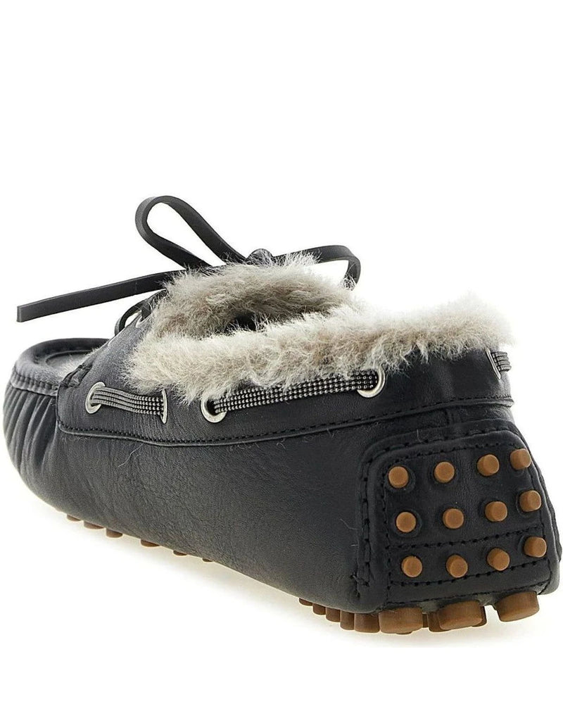 Brunello Cucinelli Loafers in black, Calfskin Leather — view 3