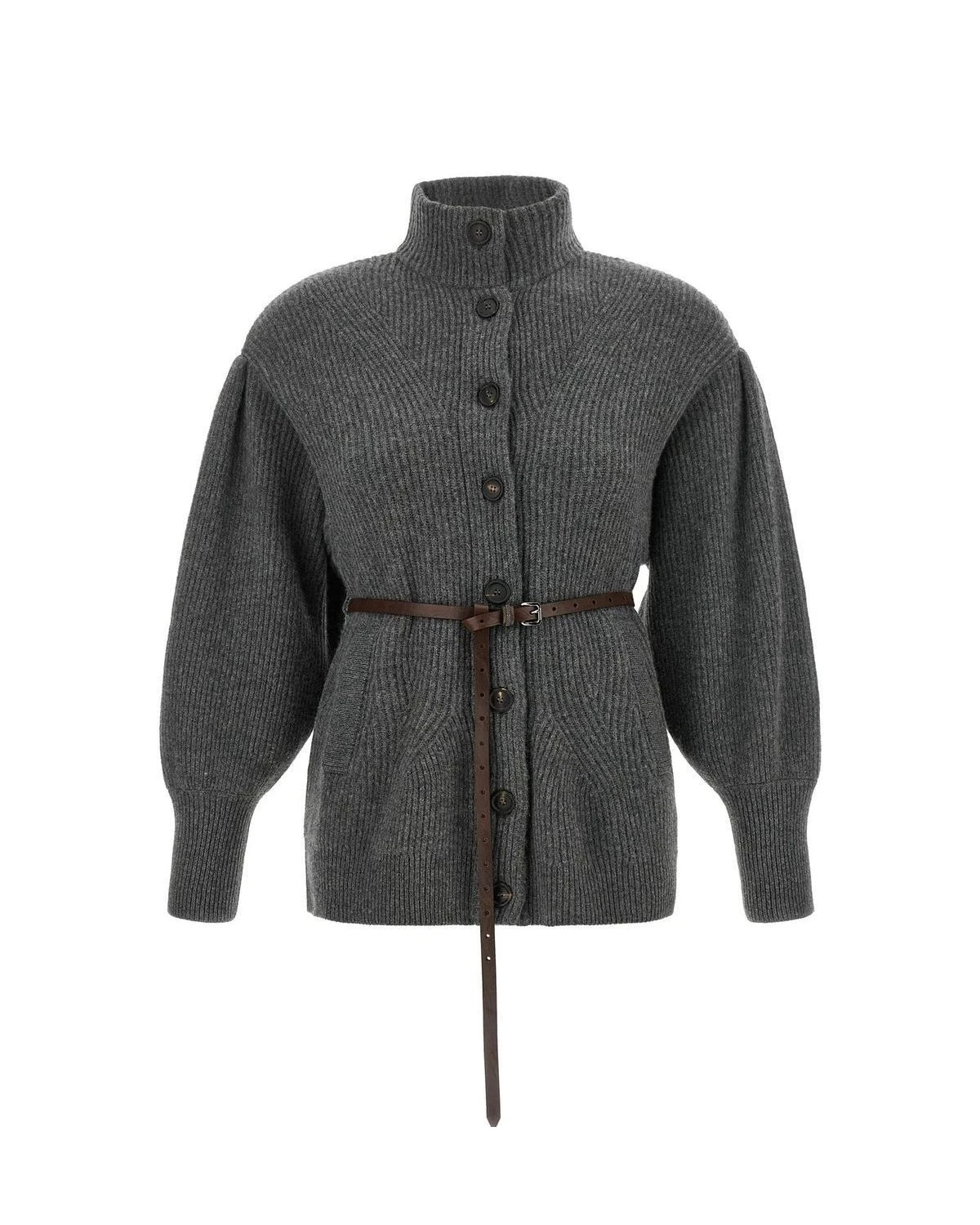 Brunello Cucinelli Cardigan in gray, Virgin Wool