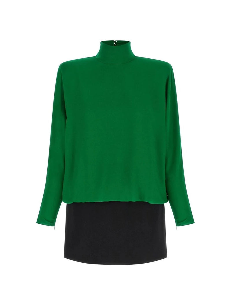 Valentino Garavani Dresse in green, Silk — view 2