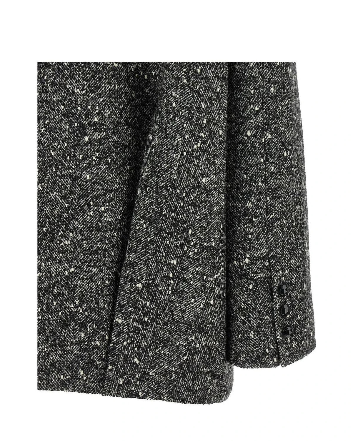 Valentino Garavani Wrap Coat in brown, Virgin Wool — view 4