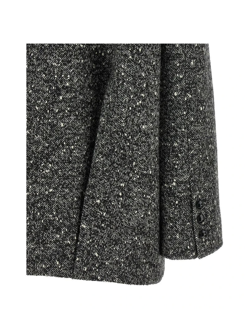 Valentino Garavani Wrap Coat in brown, Virgin Wool — view 4