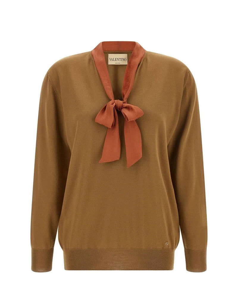 Valentino Garavani Cardigan in brown, Cashmere