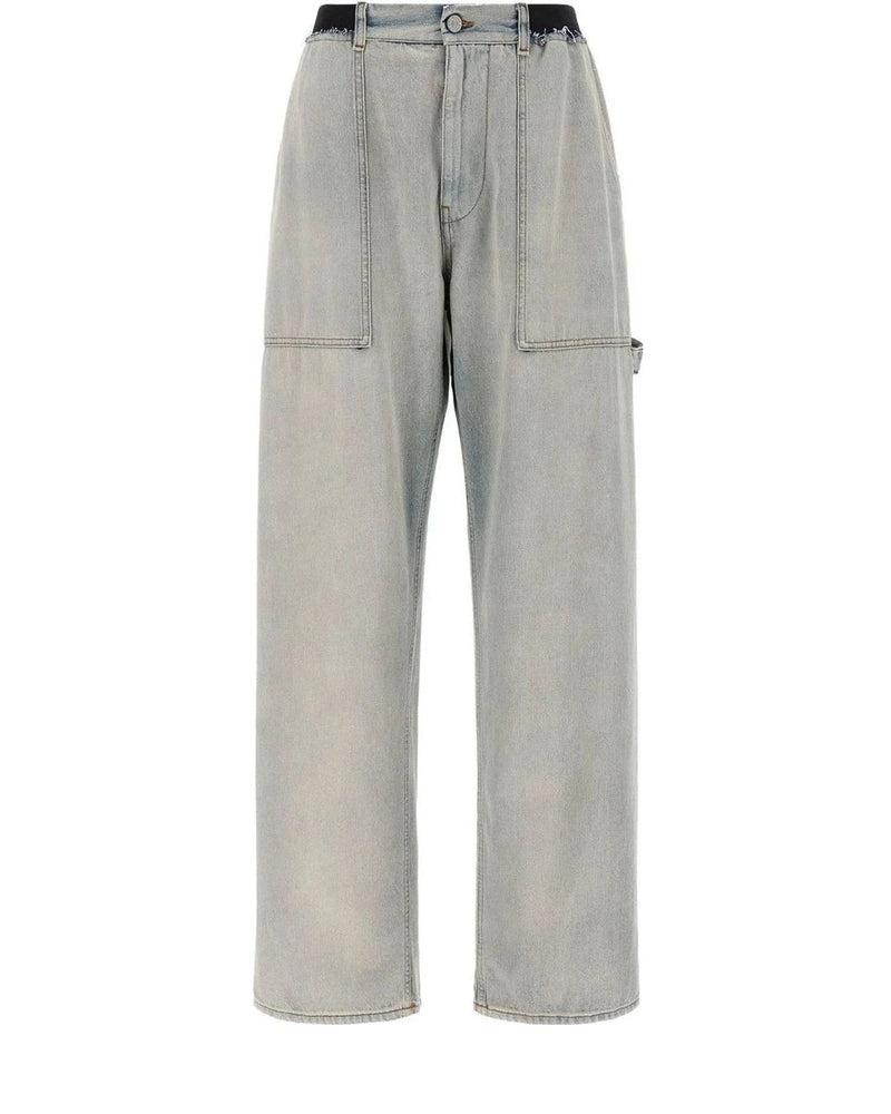 MM6 Maison Margiela Jean in blue, Cotton