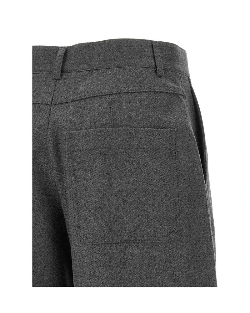 Armarium Trouser in gray, Virgin Wool — view 4