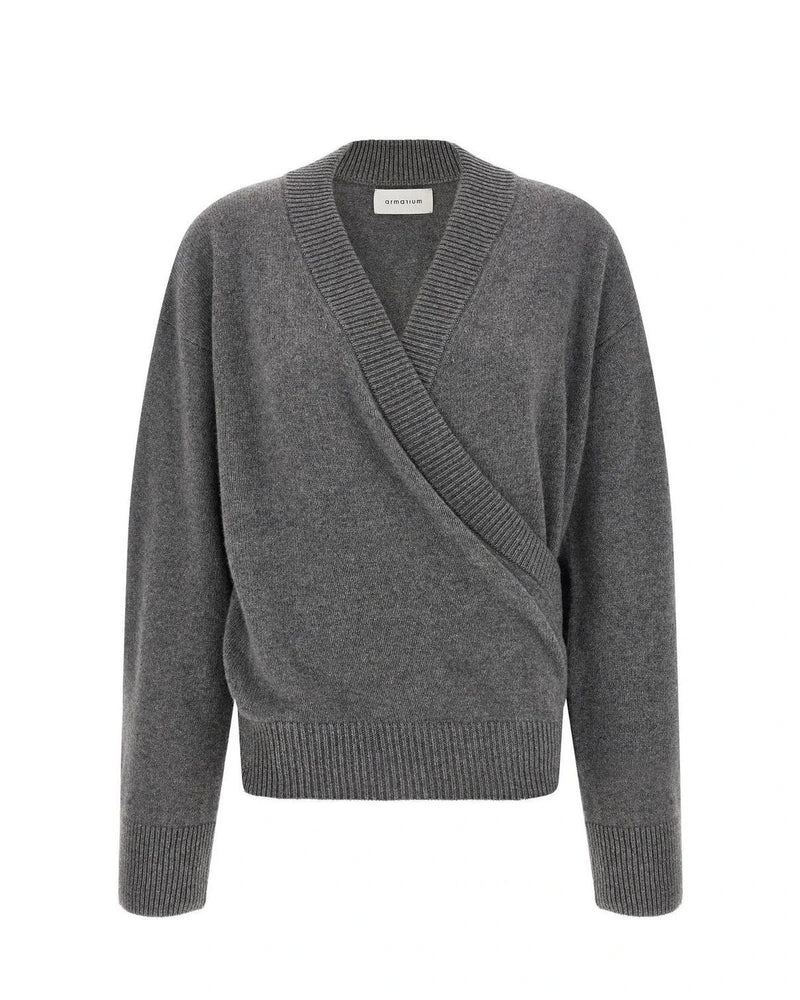 Armarium Cardigan in gray, Wool