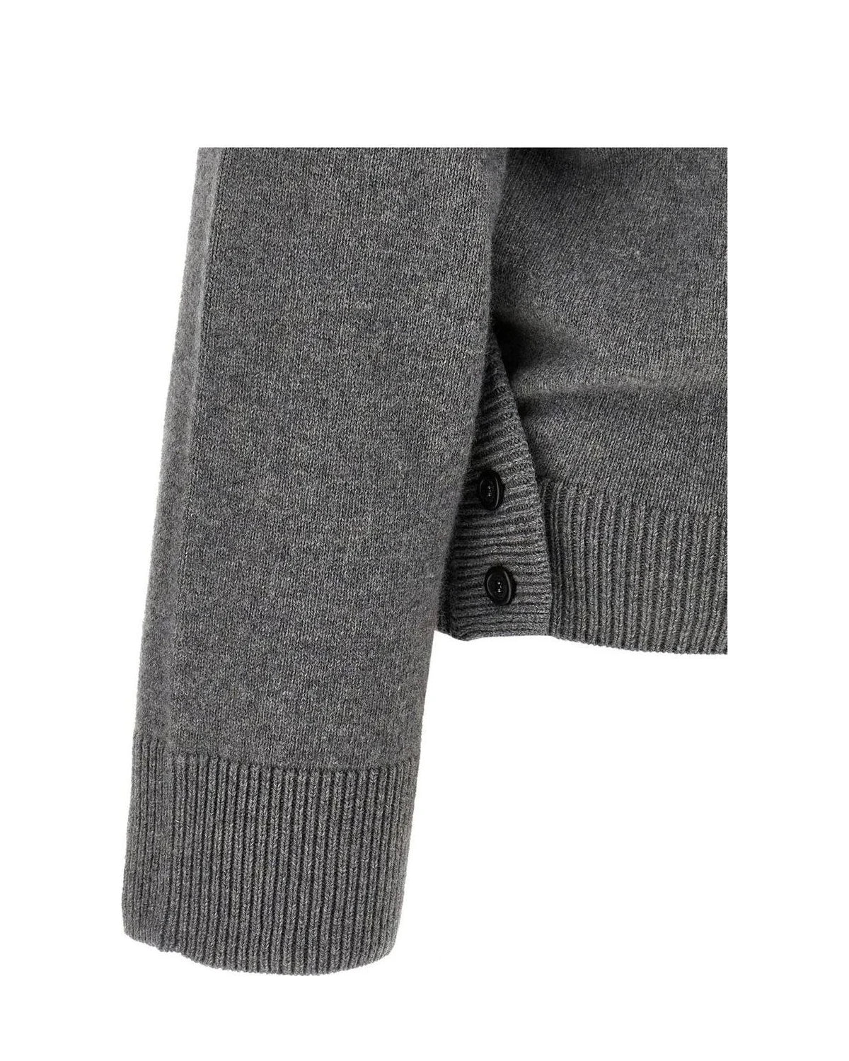 Armarium Cardigan in gray, Wool — view 4