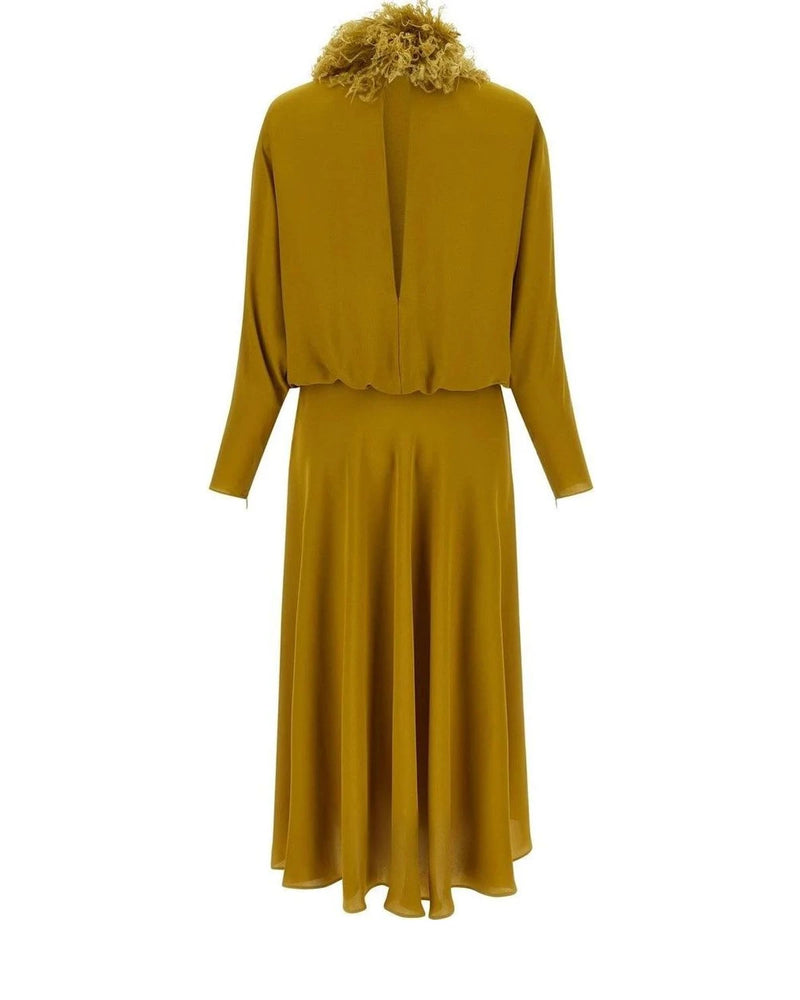 Valentino Garavani Dresse in yellow, Silk — view 3