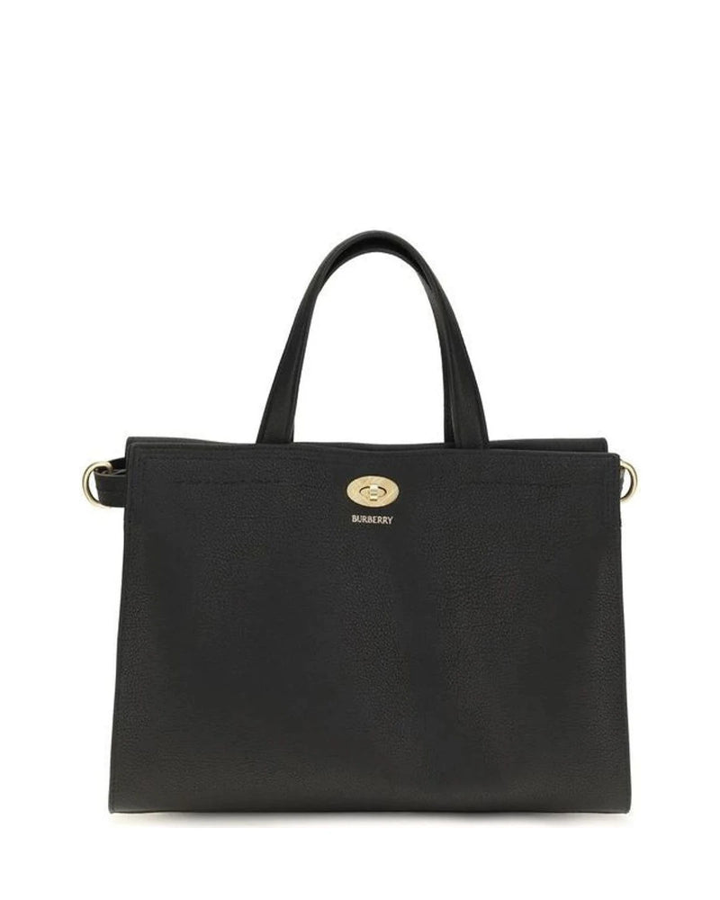 Burberry Satchel Bag in black, Cotton