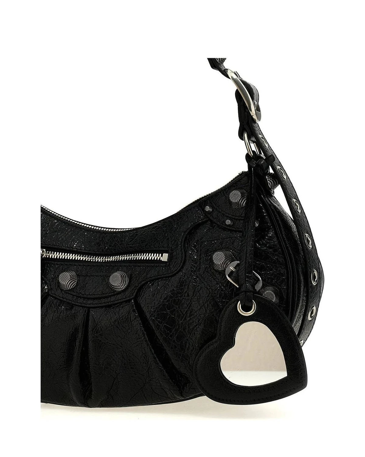 Balenciaga Hobo Bag in black, Lamb Leather — view 3