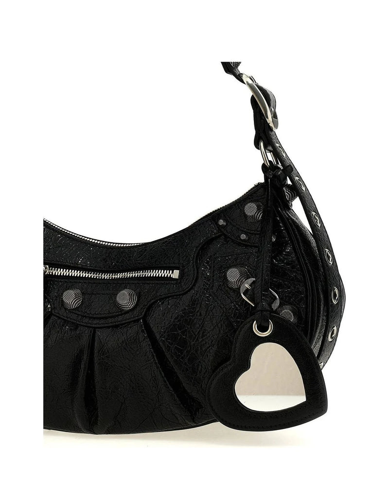 Balenciaga Hobo Bag in black, Lamb Leather — view 3