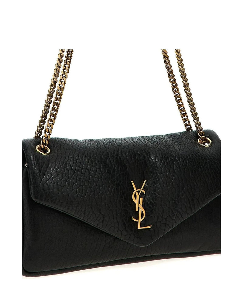 Saint Laurent Shoulder Bag in black, Leather — view 3