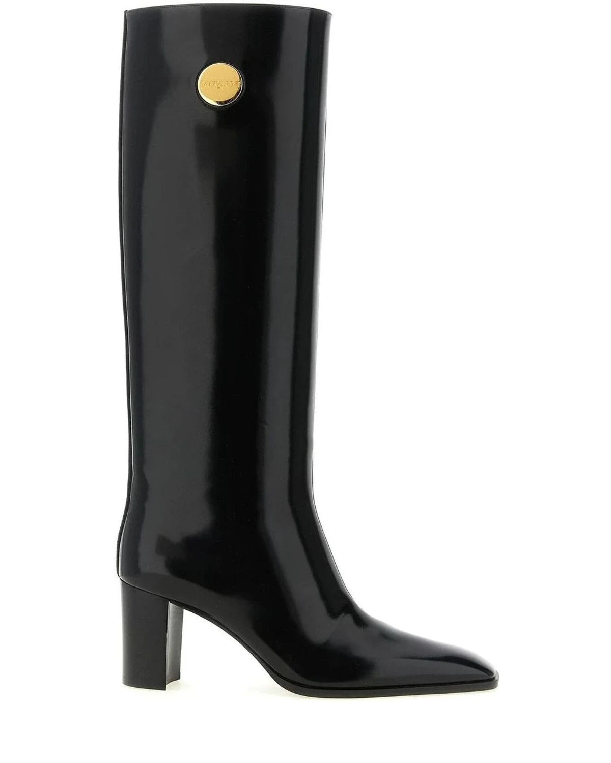 Saint Laurent Knee High Boots in black, Calfskin Leather