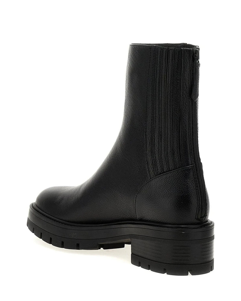 Aquazzura Ankle Boots in black, Calfskin Leather — view 2