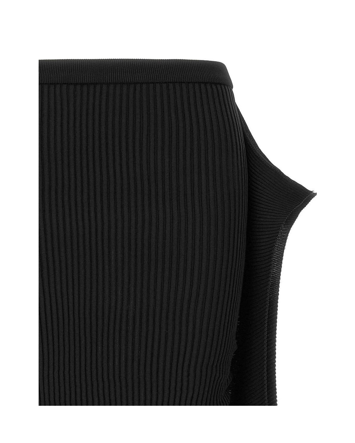 Issey Miyake Skirt in black, Recycled Polyester — view 3