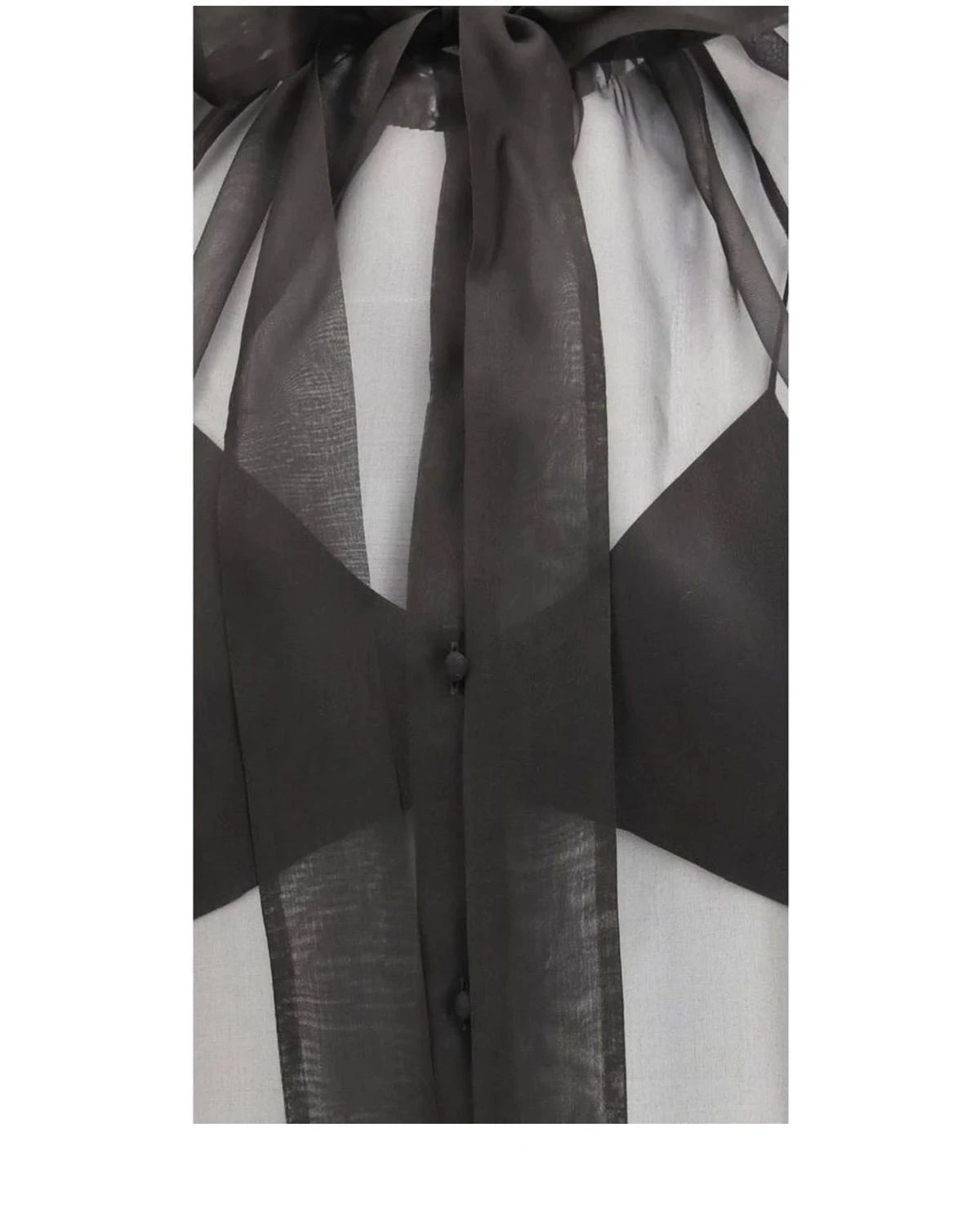 Ermanno Scervino Blouse in black, Silk — view 3