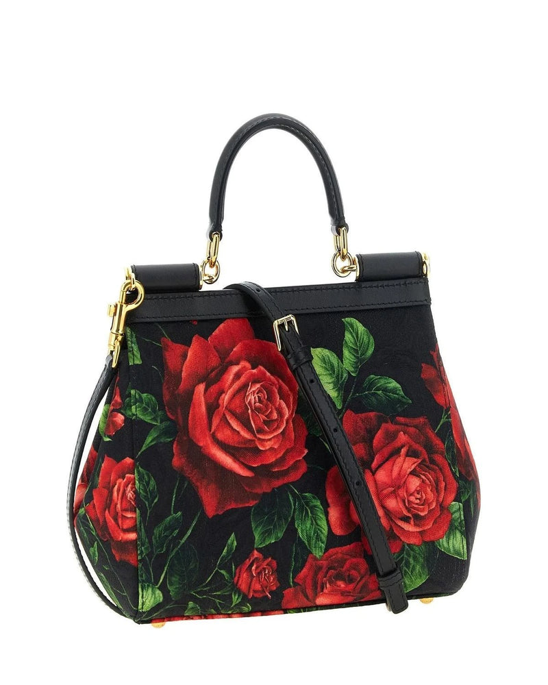 Dolce & Gabbana Satchel Bag in red, Cotton — view 2