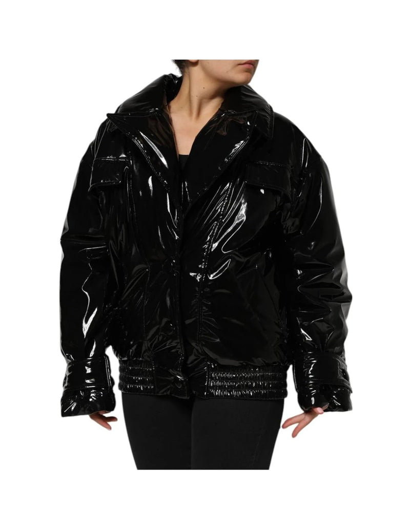 Dolce & Gabbana Bomber Jacket in black, Polyester — view 3