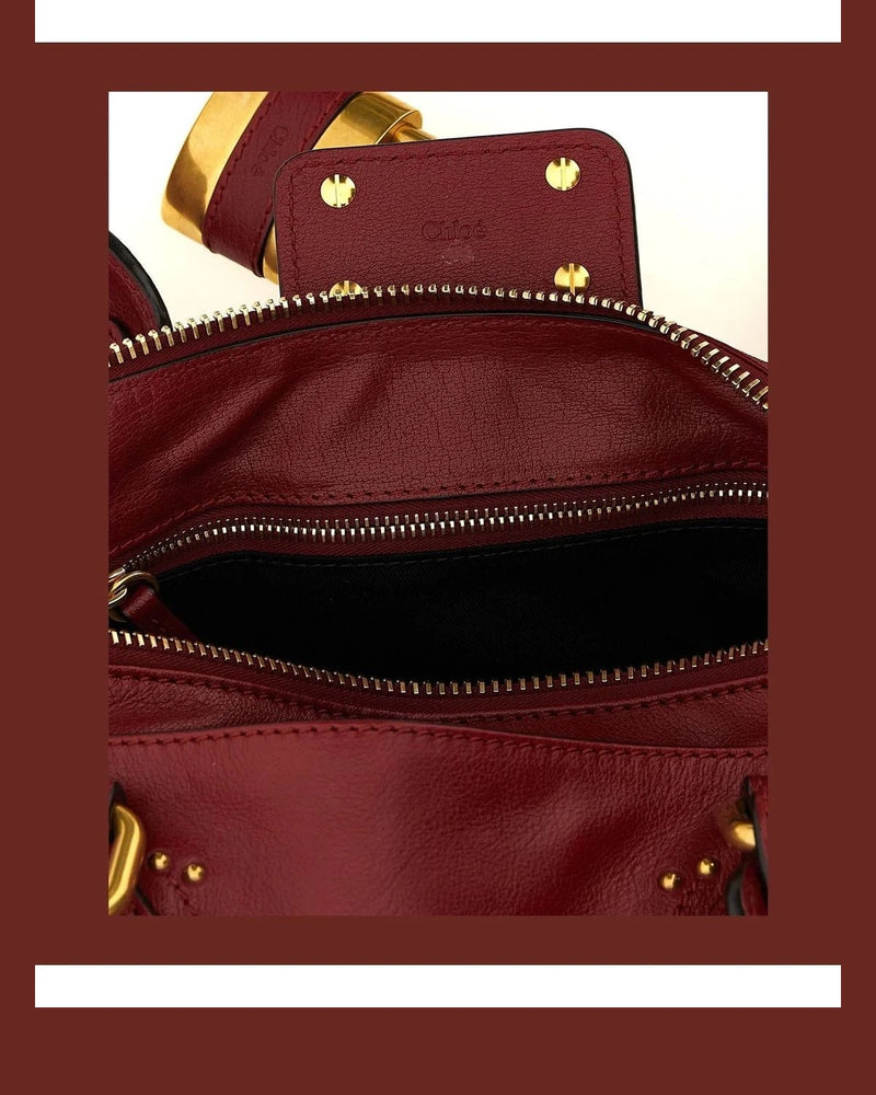 Chloé Satchel Bag in red — view 4