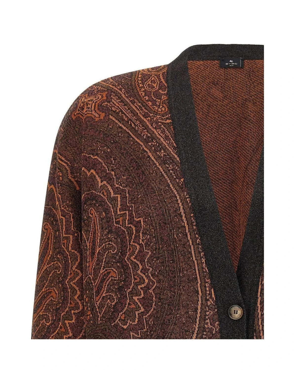 Etro Cardigan in brown — view 3