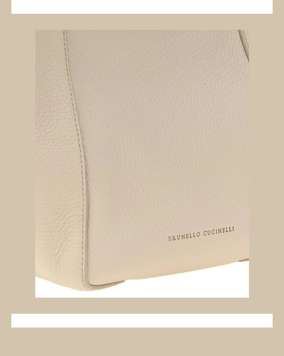 Brunello Cucinelli Shopper Bag in beige — view 3
