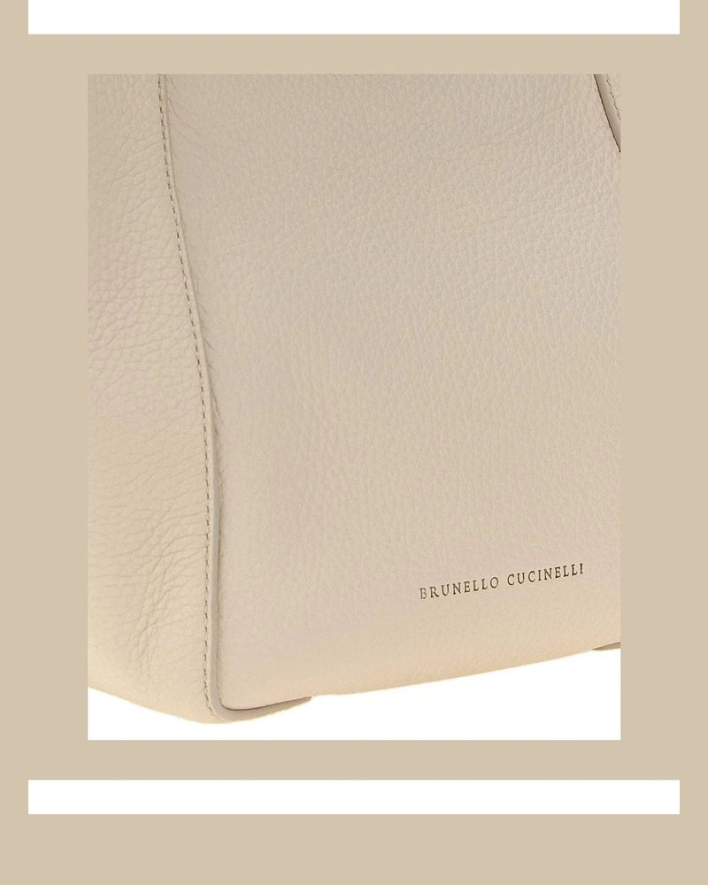 Brunello Cucinelli Shopper Bag in beige — view 3
