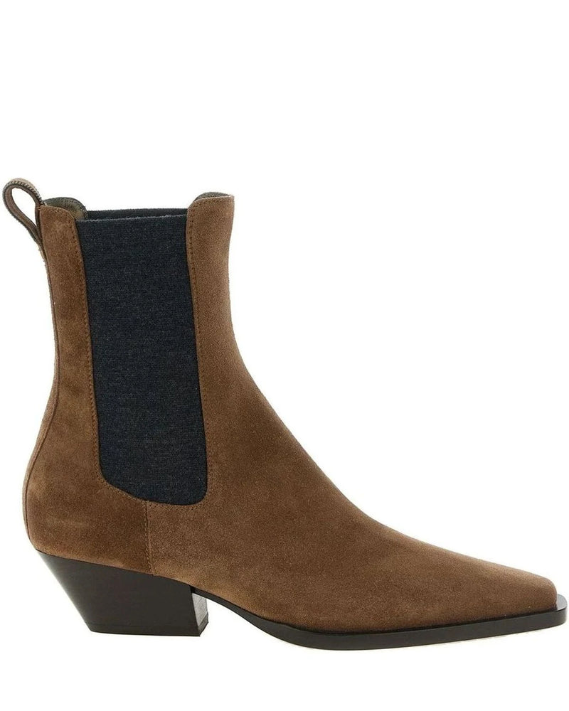 Brunello Cucinelli Chelsea Boots in brown