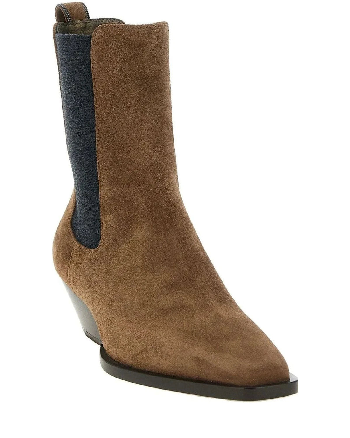 Brunello Cucinelli Chelsea Boots in brown — view 2