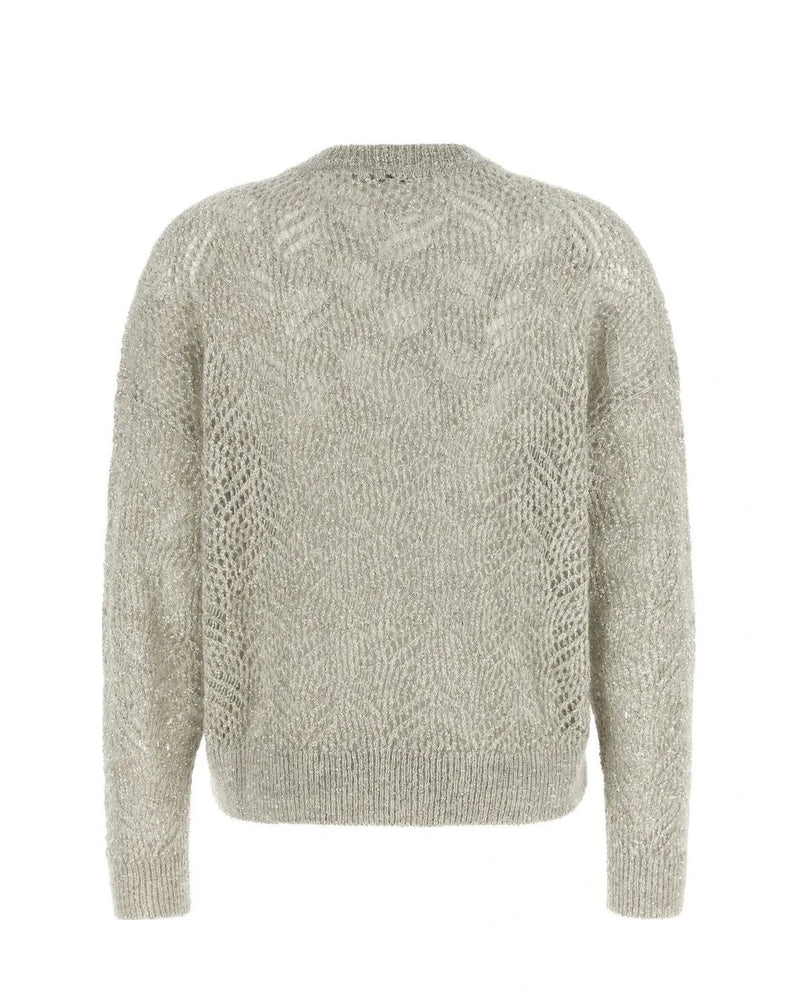 Brunello Cucinelli Sweater in gray — view 2