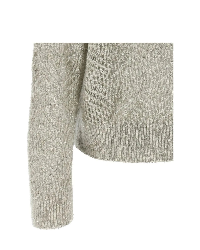 Brunello Cucinelli Sweater in gray — view 4