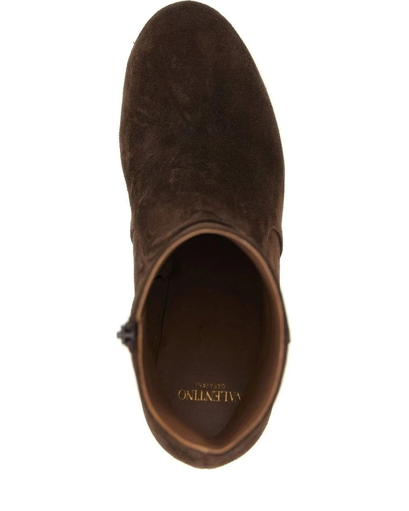 Valentino Garavani Ankle Boots in brown — view 4