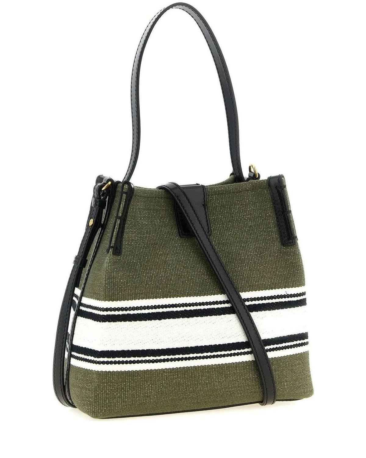 Balmain Shoulder Bag in green, Cotton — view 2