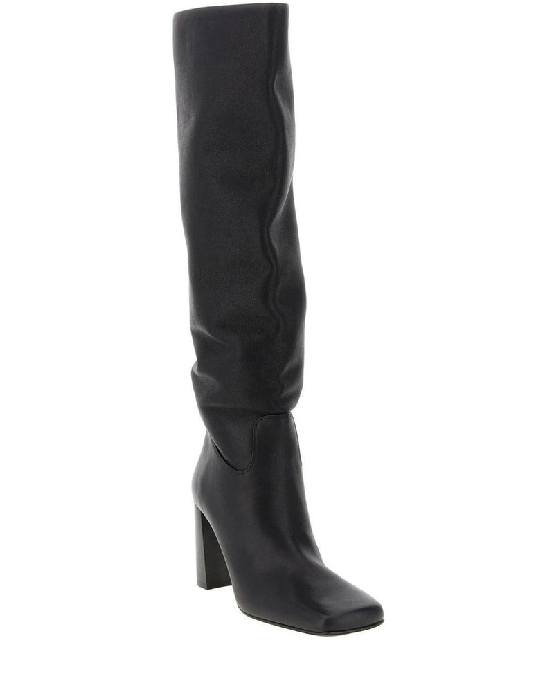 Khaite Knee High Boots in black — view 2