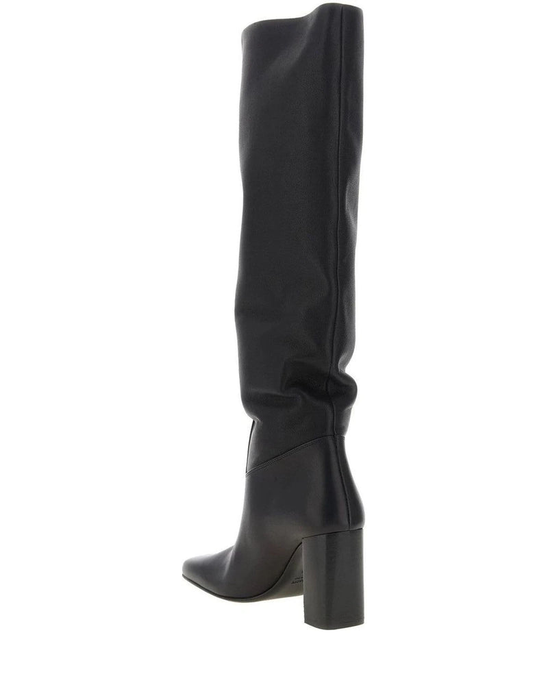 Khaite Knee High Boots in black — view 3