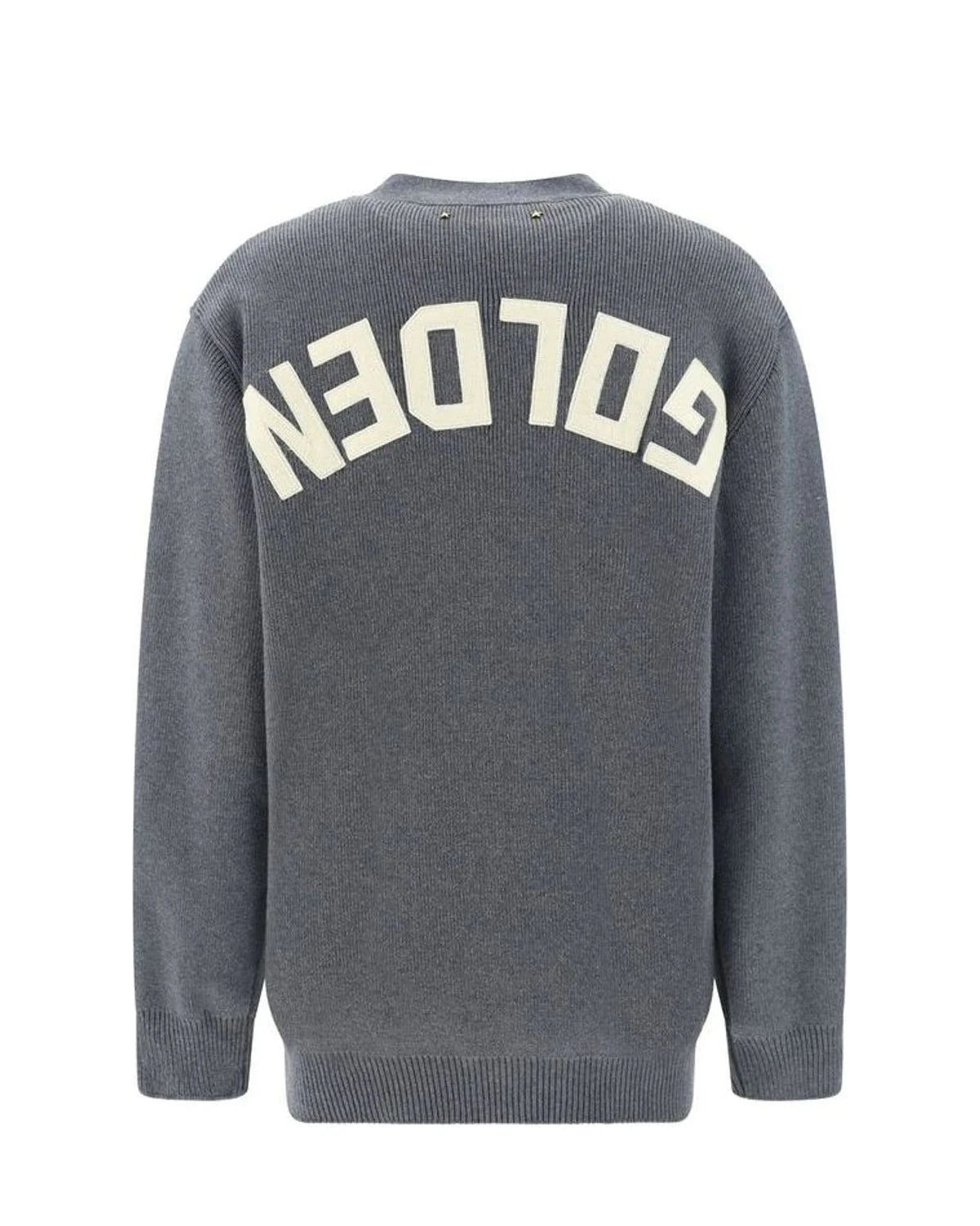Golden Goose Cardigan in gray, Cotton — view 2