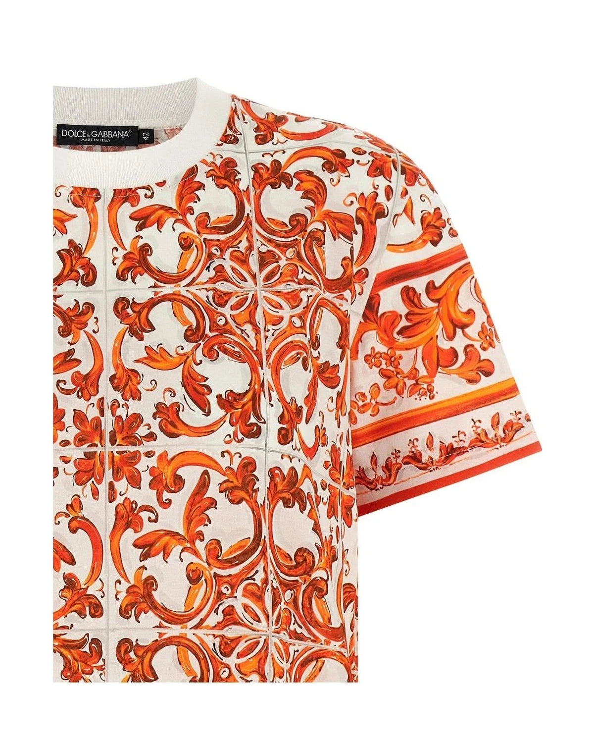 Dolce & Gabbana T-Shirt in orange, Cotton — view 3