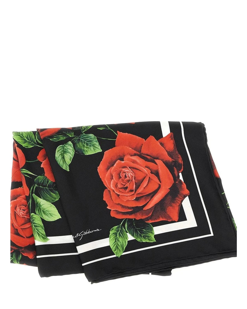 Dolce & Gabbana Scarves & Shawl in black, Silk — view 2