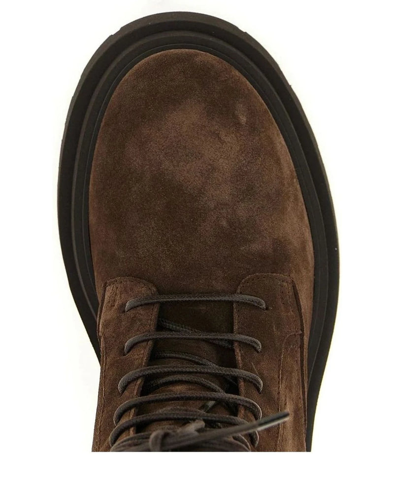 Brunello Cucinelli Boots in brown, Calfskin Leather — view 4