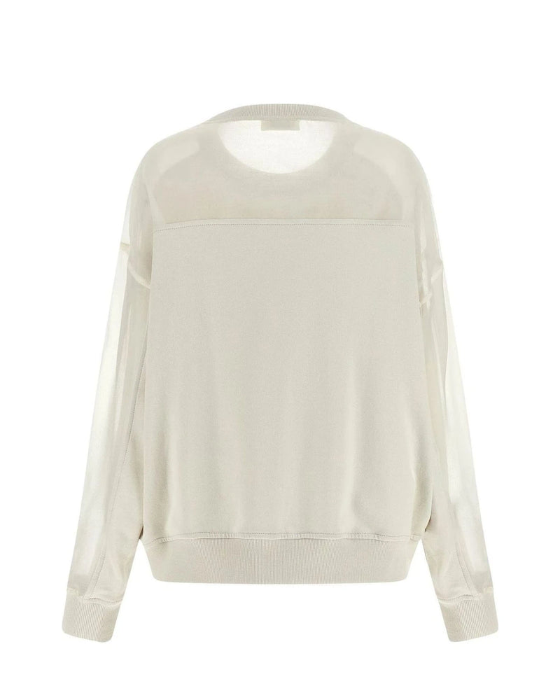 Brunello Cucinelli Sweatshirt in white, Cotton — view 2