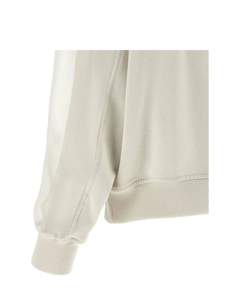 Brunello Cucinelli Sweatshirt in white, Cotton — view 4